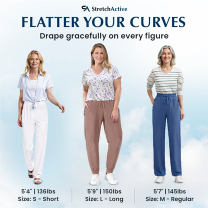 Meracharm - Women's Ultra Soft Stretch Perfect Drape Casual Pants