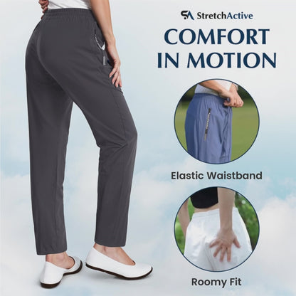 Meracharm - Women's Ultra Soft Stretch Perfect Drape Casual Pants